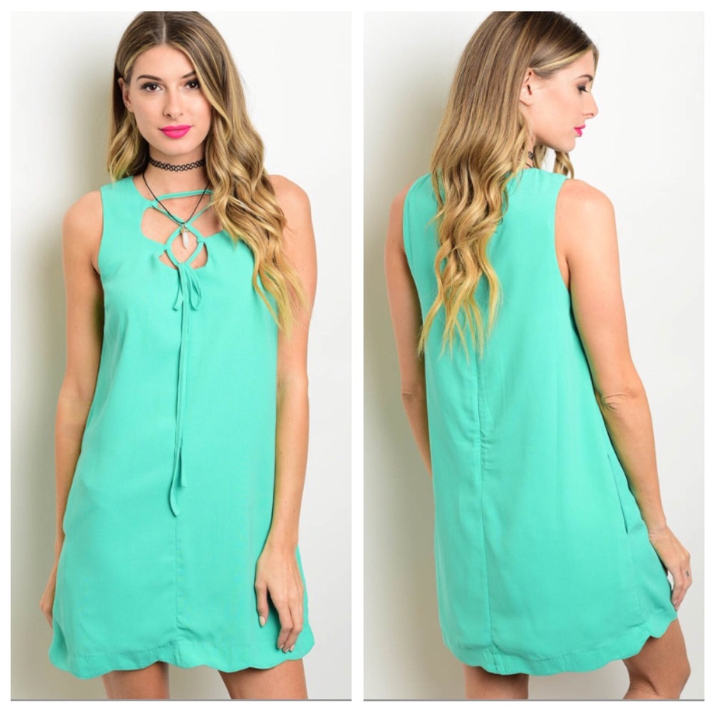 Green Tie Dress